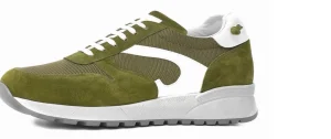 Uomo GUIDOMAGGI Sneakers>Massachusetts - Sneakers con rialzo in Mix Pelle/Tessuto da 6 a 8 cm più alto
