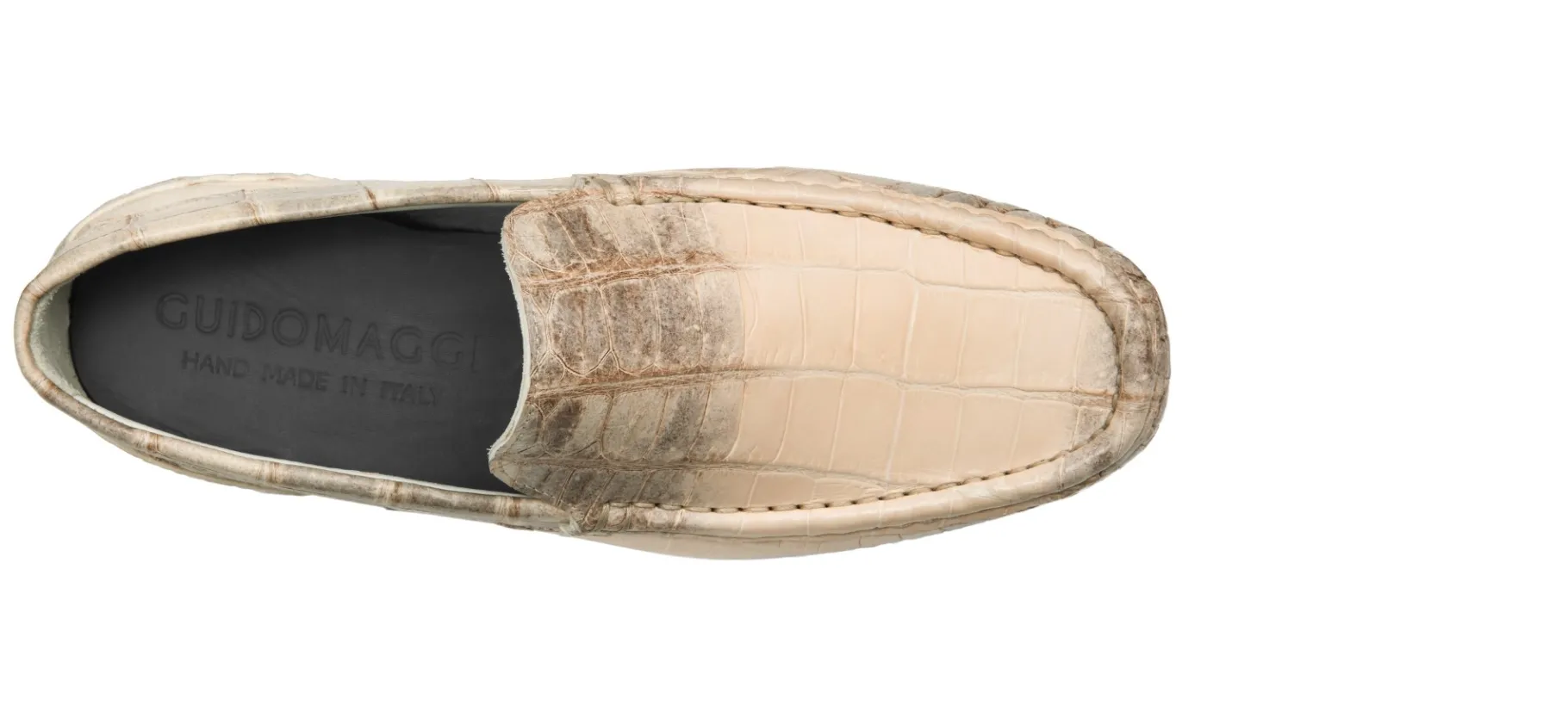 menton__mocassini_da_uomo_3.webp Uomo GUIDOMAGGI Scarpe In Pelle Esotica>Menton - Mocassini da uomo con rialzo in Pelle Coccodrillo fino a 6,5 cm più alto