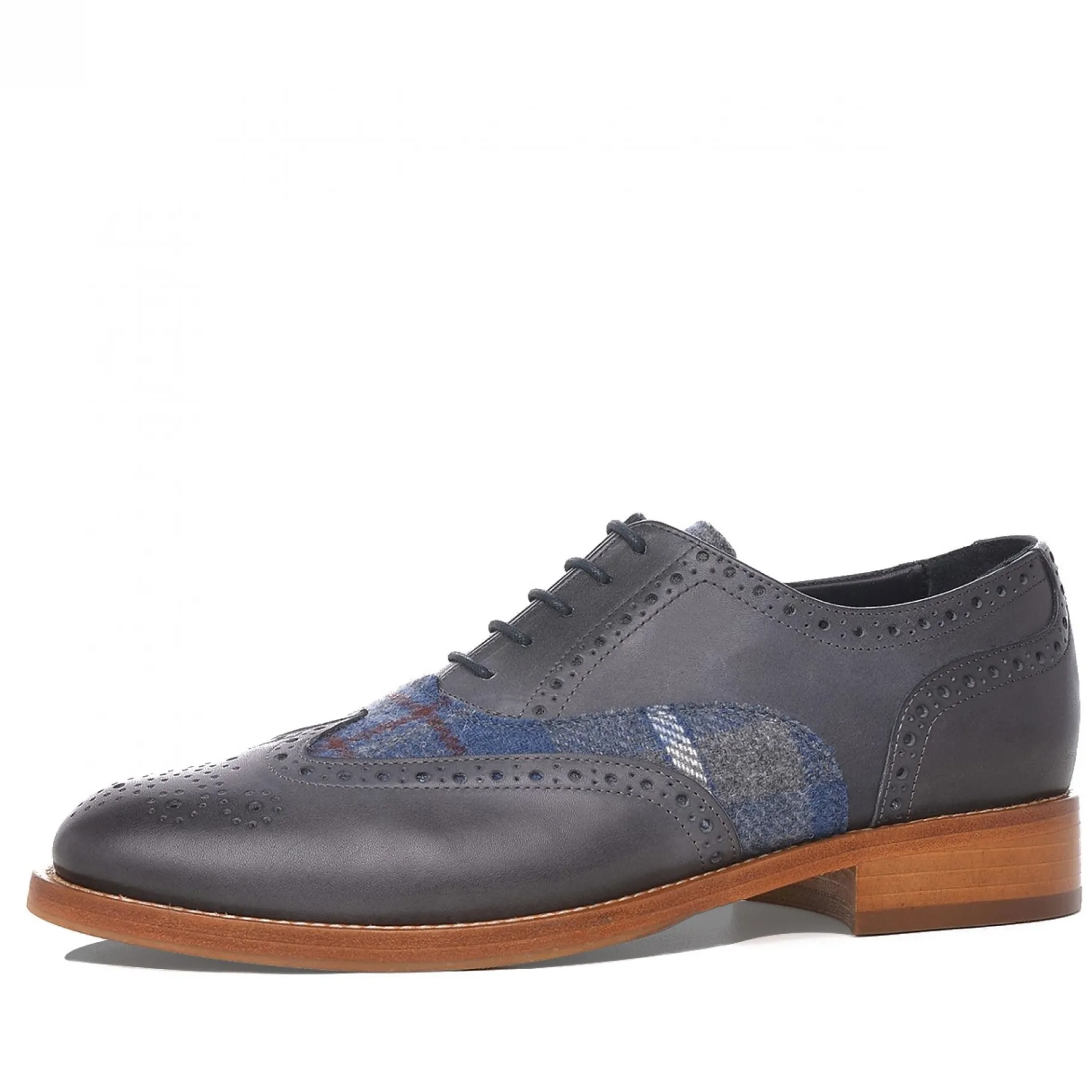 merano__classiche_scarpe__2.webp Uomo GUIDOMAGGI Stringate>Merano - Classiche scarpe uomo con rialzo in Mix Pelle/Tessuto da 6 a 8 cm più alto