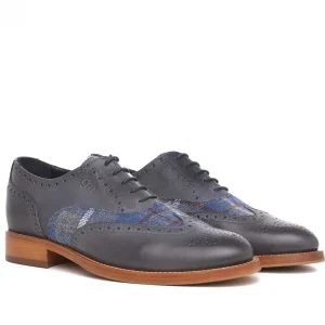 Uomo GUIDOMAGGI Stringate>Merano - Classiche scarpe uomo con rialzo in Mix Pelle/Tessuto da 6 a 8 cm più alto