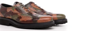 Uomo GUIDOMAGGI Stringate>Military - Classiche scarpe con rialzo in Pelle Pieno Fiore da 6 a 8 cm più alto