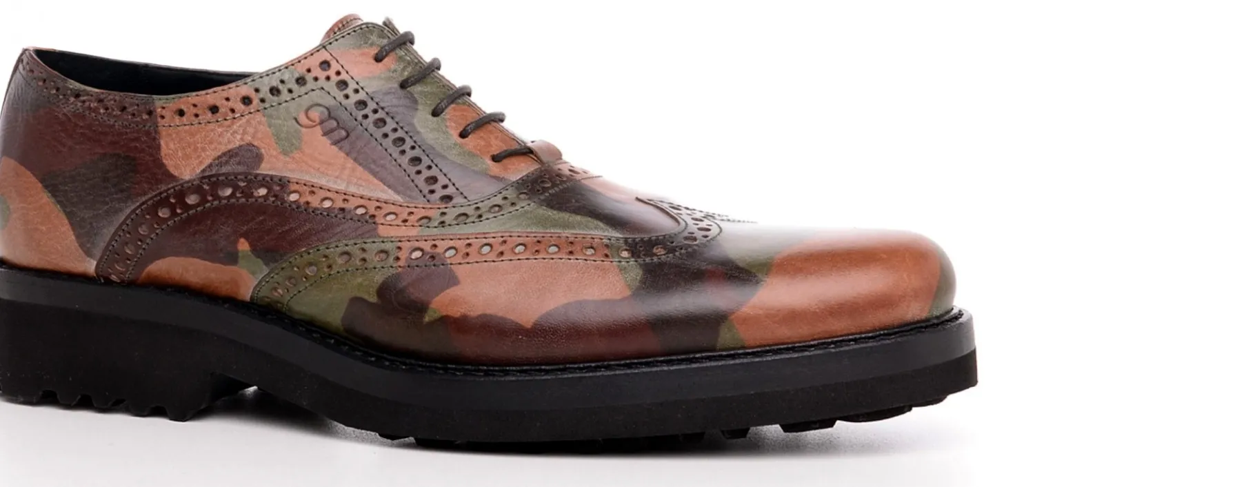 military__classiche_scarp_1.webp Uomo GUIDOMAGGI Stringate>Military - Classiche scarpe con rialzo in Pelle Pieno Fiore da 6 a 8 cm più alto