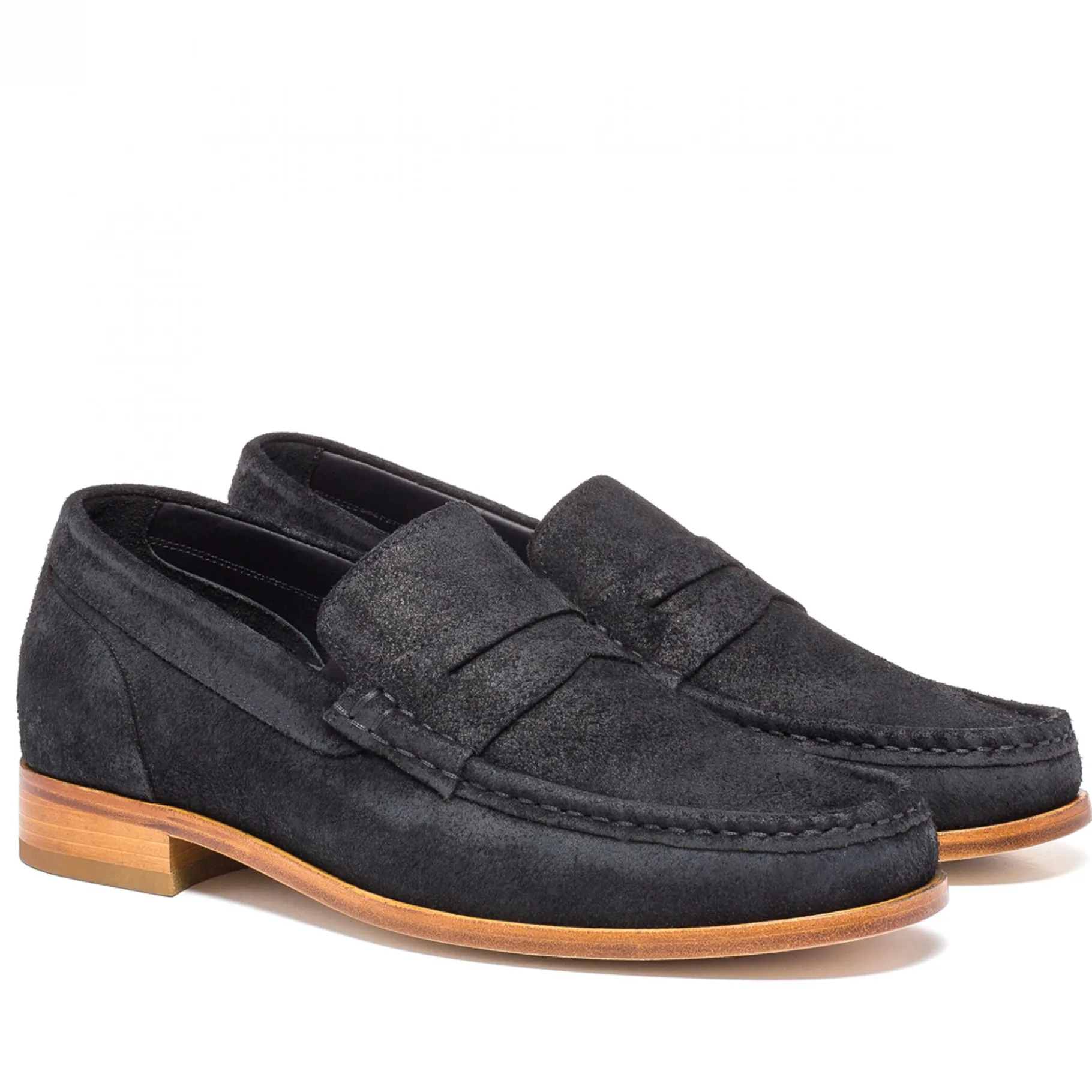 mongolia__mocassini_con_r_4.webp Uomo GUIDOMAGGI Penny Loafers>Mongolia - Mocassini con rialzo interno in Pelle Pieno Fiore Fino a 8 cm più alto