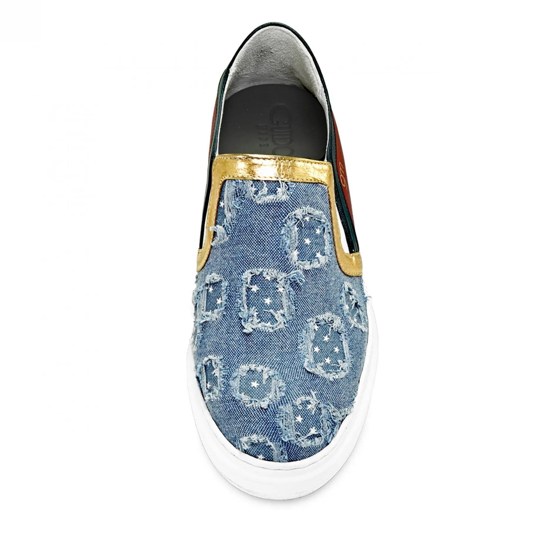 mundial__sneakers_con_ria_3.webp Uomo GUIDOMAGGI Slip-on>Mundial - sneakers con rialzo in Mix Pelle/Tessuto fino a 6.5 cm più alto