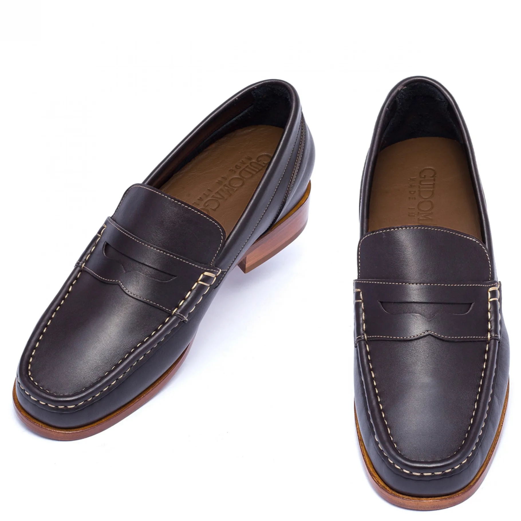 muscat__mocassini_elegant_0.webp Uomo GUIDOMAGGI Penny Loafers>Muscat - Mocassini eleganti da uomo in Pieno Fiore Fino a 6 cm più alto