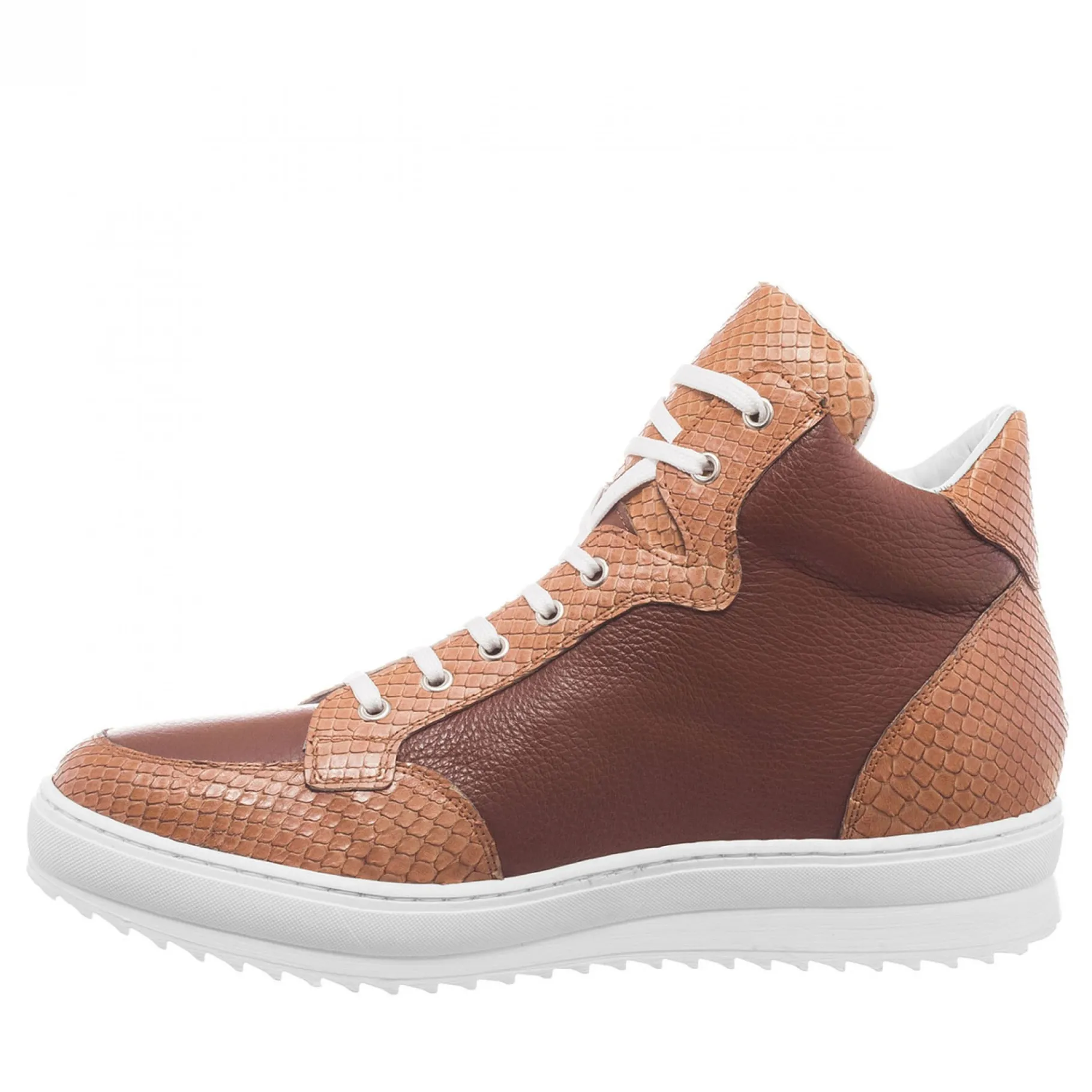 nairobi__sneakers_con_ria_2.webp Uomo GUIDOMAGGI Scarpe In Pelle Esotica | Sneakers>Nairobi - Sneakers con rialzo in Mix Pelle da 6 a 10 cm più alto