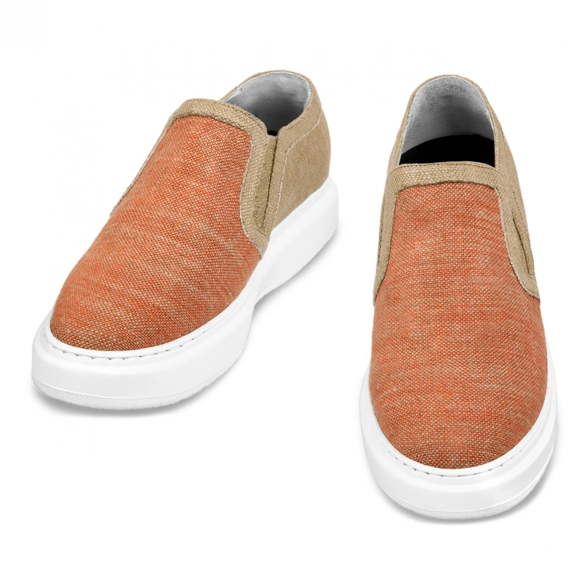 nakupenda_slipon_con_rial_0.webp Uomo GUIDOMAGGI Slip-on>Nakupenda -Slip-on con rialzo in Tessuto fino a 6 cm più alto