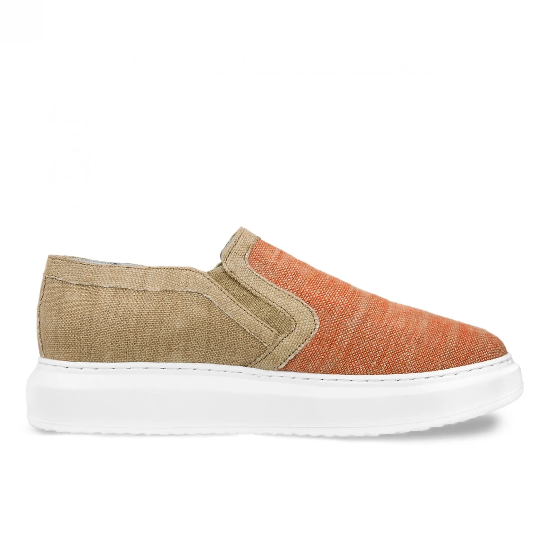 nakupenda_slipon_con_rial_1.webp Uomo GUIDOMAGGI Slip-on>Nakupenda -Slip-on con rialzo in Tessuto fino a 6 cm più alto