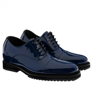 Uomo GUIDOMAGGI Stringate>Napoli - Classiche scarpe rialzate in Pelle Vernice Fino a 8 cm più alto