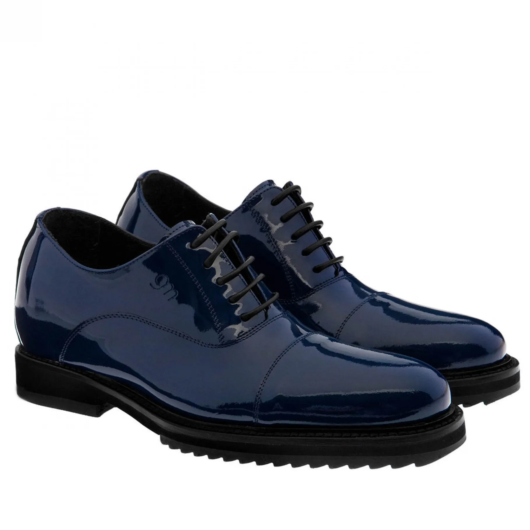 napoli__classiche_scarpe__4.webp Uomo GUIDOMAGGI Stringate>Napoli - Classiche scarpe rialzate in Pelle Vernice Fino a 8 cm più alto