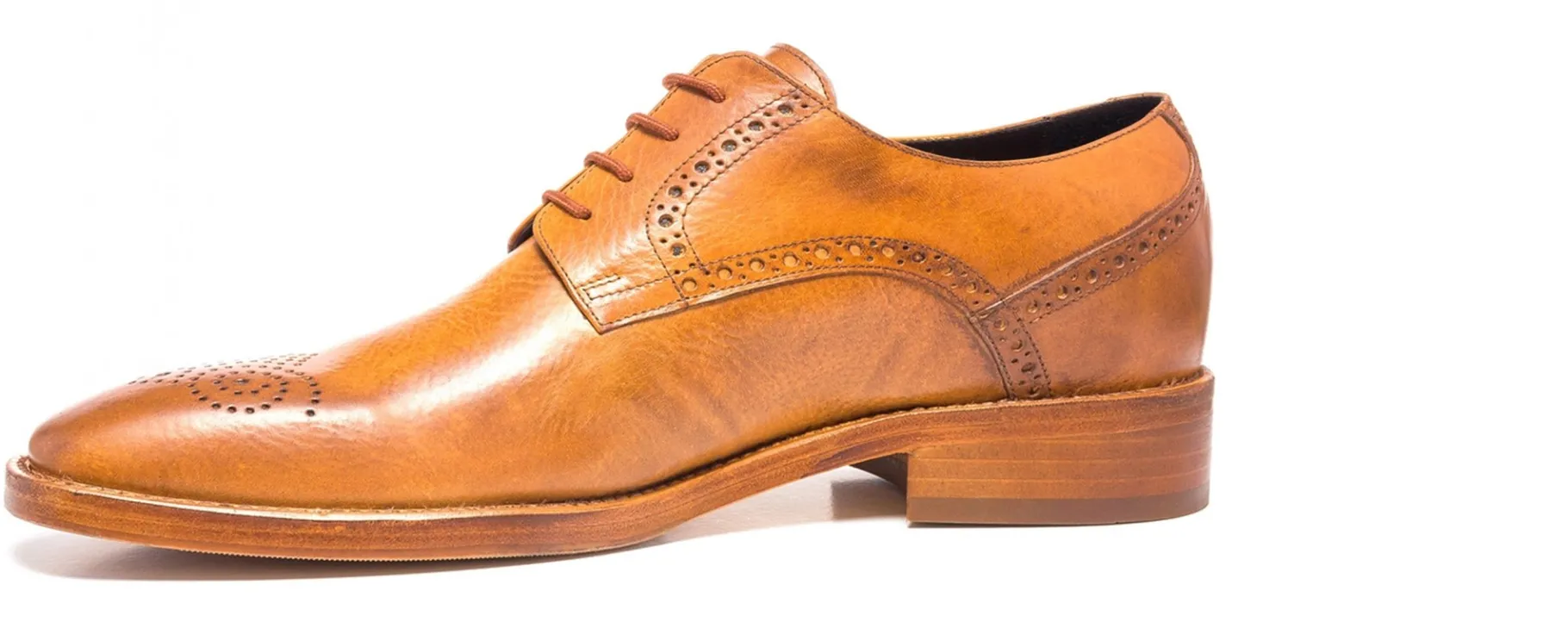 nippon__classiche_scarpe__2.webp Uomo GUIDOMAGGI Stringate>Nippon - Classiche scarpe con rialzo in Pelle Pieno Fiore Fino a 8 cm più alto