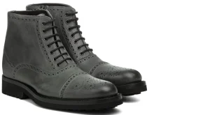 Uomo GUIDOMAGGI Polacchine>Oakville - Polacchini con rialzo da uomo in Pelle Effetto Vintage da 6 a 10 cm più alto
