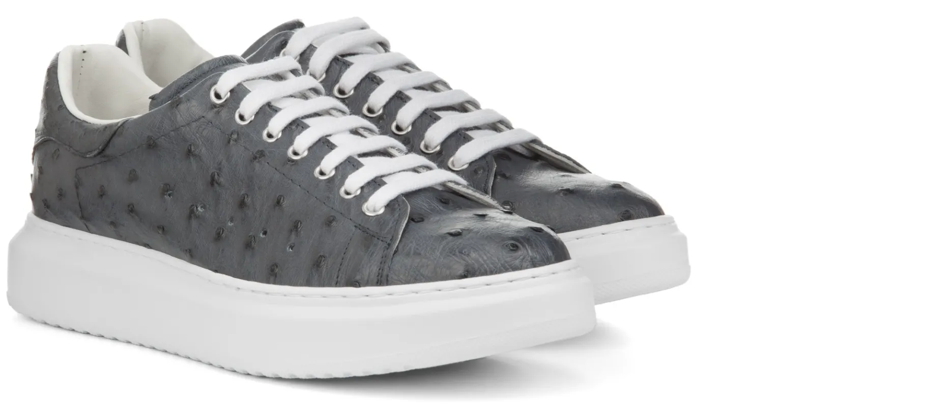 ocala__sneakers_rialzanti_0.webp Uomo GUIDOMAGGI Scarpe In Pelle Esotica | Sneakers>Ocala - Sneakers rialzanti da uomo in Pelle di Struzzo da 6 a 8 cm più alto