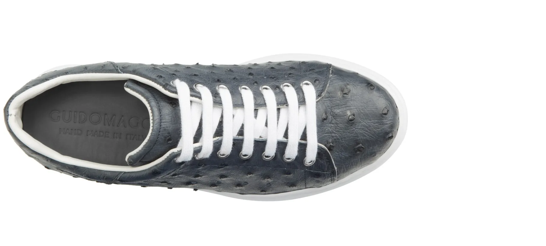 ocala__sneakers_rialzanti_3.webp Uomo GUIDOMAGGI Scarpe In Pelle Esotica | Sneakers>Ocala - Sneakers rialzanti da uomo in Pelle di Struzzo da 6 a 8 cm più alto
