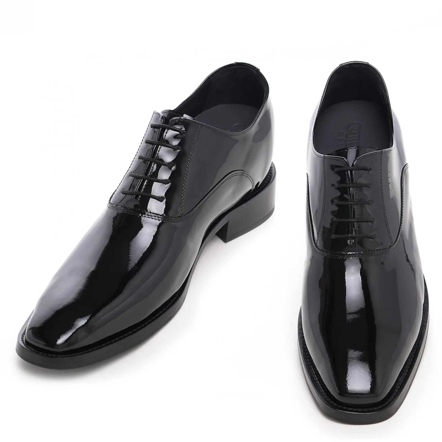 orvieto__classiche_scarpe_0.webp Uomo GUIDOMAGGI Cerimonia | Stringate>Orvieto - Classiche scarpe rialzanti in Pelle Vernice da 6 a 8 cm più alto