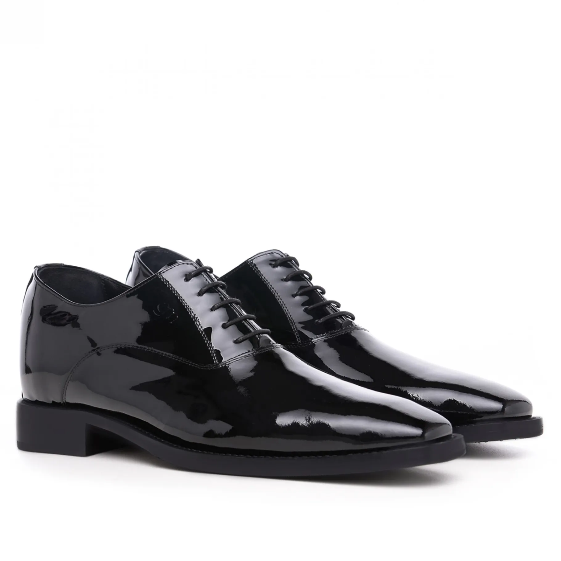 orvieto__classiche_scarpe_4.webp Uomo GUIDOMAGGI Cerimonia | Stringate>Orvieto - Classiche scarpe rialzanti in Pelle Vernice da 6 a 8 cm più alto