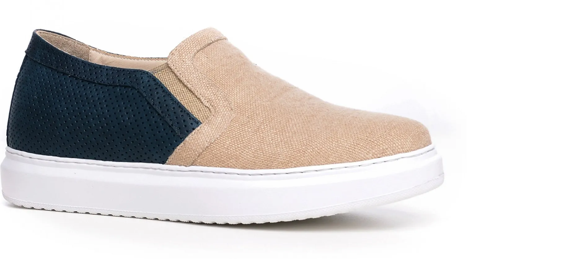 otranto__slipon_con_rialz_1.webp Uomo GUIDOMAGGI Slip-on>Otranto - Slip-On con rialzo interno in Tessuto fino a 6.5 cm più alto