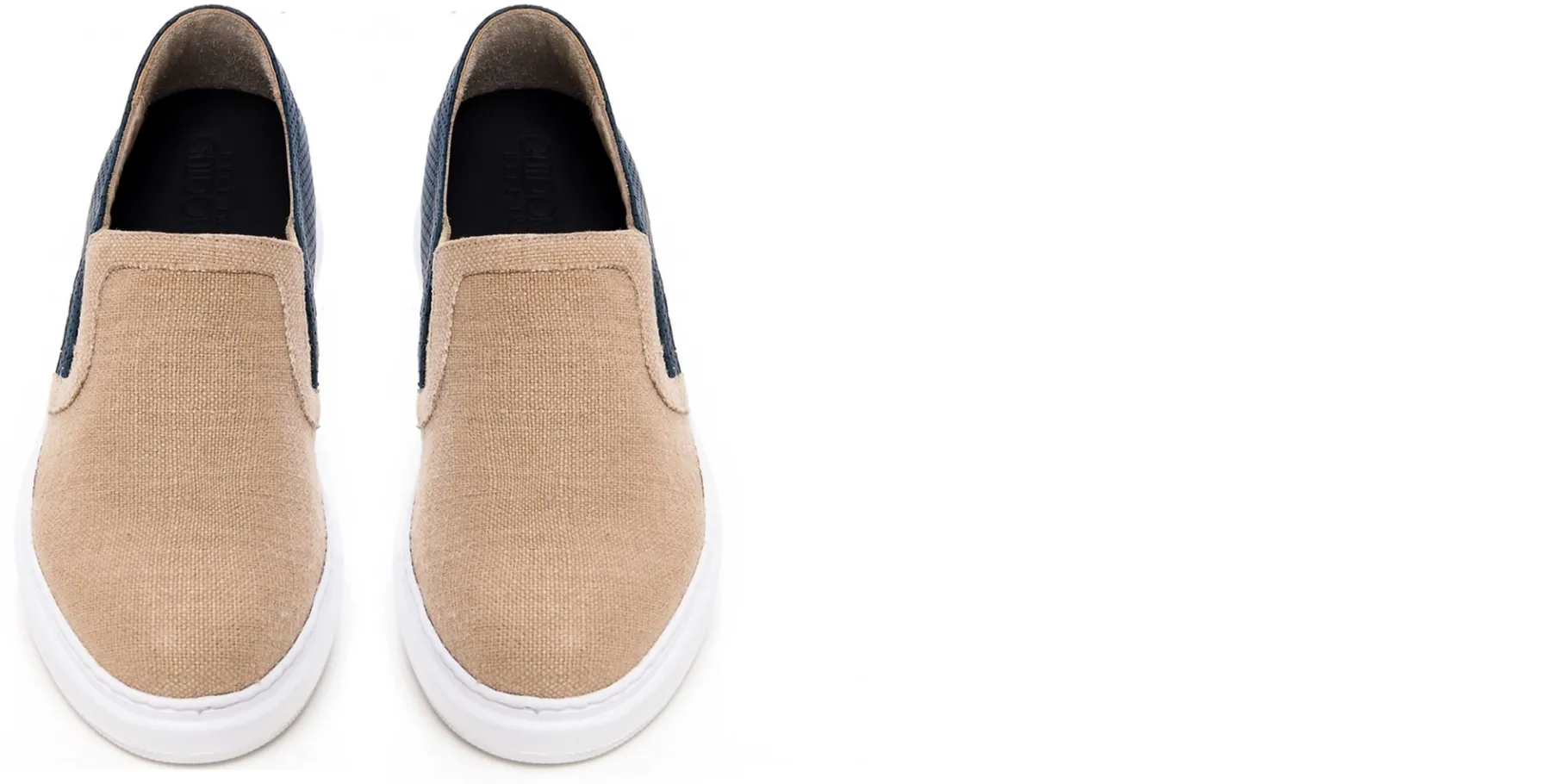 otranto__slipon_con_rialz_3.webp Uomo GUIDOMAGGI Slip-on>Otranto - Slip-On con rialzo interno in Tessuto fino a 6.5 cm più alto