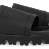 Uomo GUIDOMAGGI Ciabatte>Pantelleria -sandalo con rialzo in Tessuto fino a 6 cm più alto
