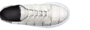 Uomo GUIDOMAGGI Scarpe In Pelle Esotica | Sneakers>Paradiso - sneakers con rialzo in Pelle coccodrilli Da 6 a 10 cm più alto