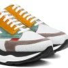 Uomo GUIDOMAGGI Sneakers>Paraty - Sneakers con rialzo da uomo in Mix Pelle/Tessuto fino a 11 cm più alto
