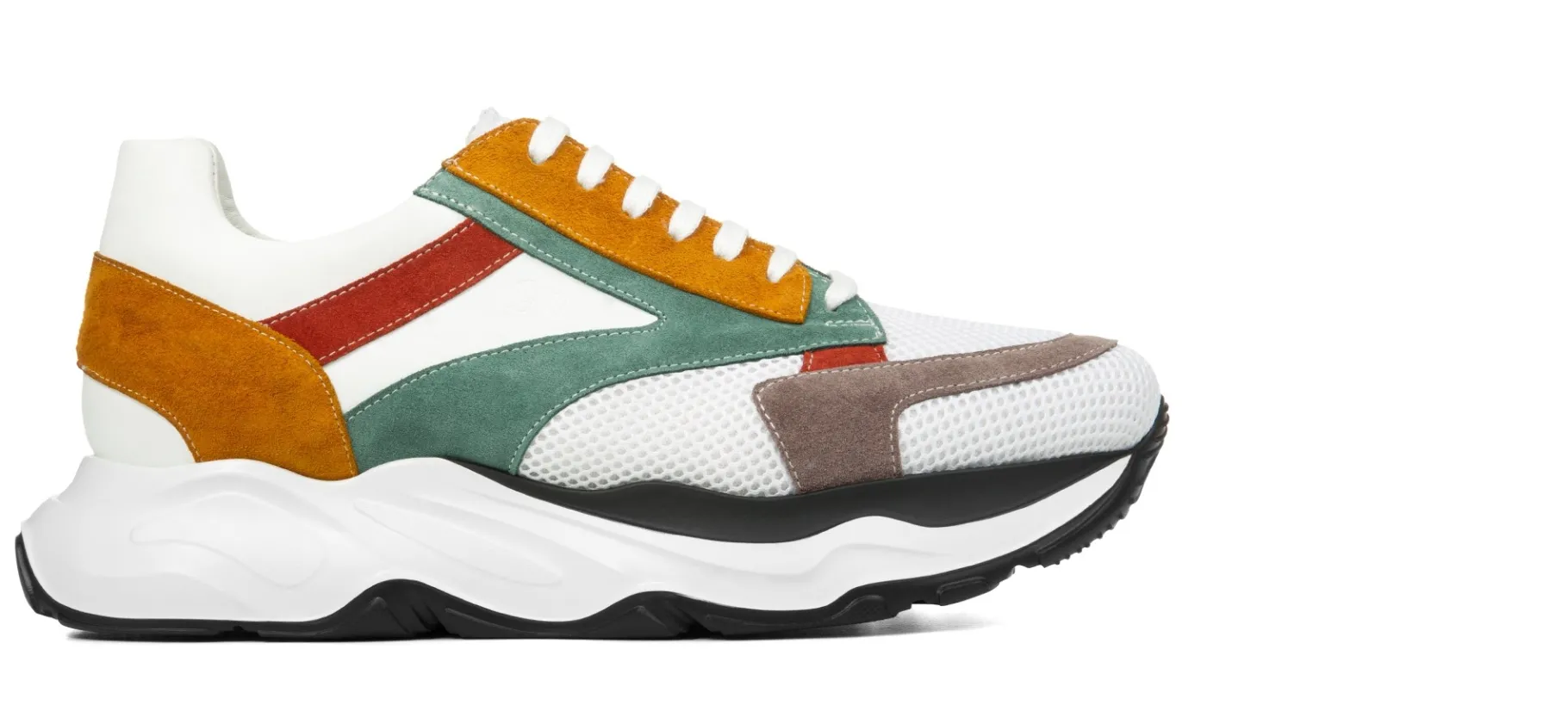 paraty__sneakers_con_rial_1.webp Uomo GUIDOMAGGI Sneakers>Paraty - Sneakers con rialzo da uomo in Mix Pelle/Tessuto fino a 11 cm più alto