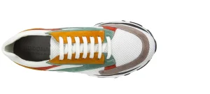 Uomo GUIDOMAGGI Sneakers>Paraty - Sneakers con rialzo da uomo in Mix Pelle/Tessuto fino a 11 cm più alto