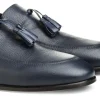 Uomo GUIDOMAGGI Nappine E Ornamenti>Patù - Mocassino in pelle con rialzo fino a 6 cm più alto