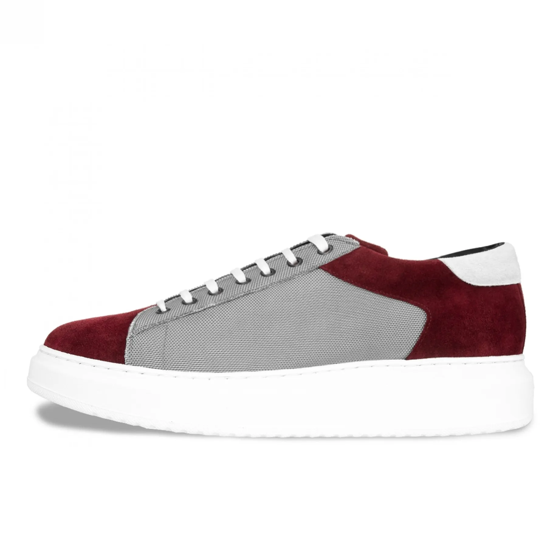 patmos__sneakers_con_rial_2.webp Uomo GUIDOMAGGI Sneakers>Patmos - sneakers con rialzo in Mix Pelle/Tessuto da 6 a 8 cm più alto