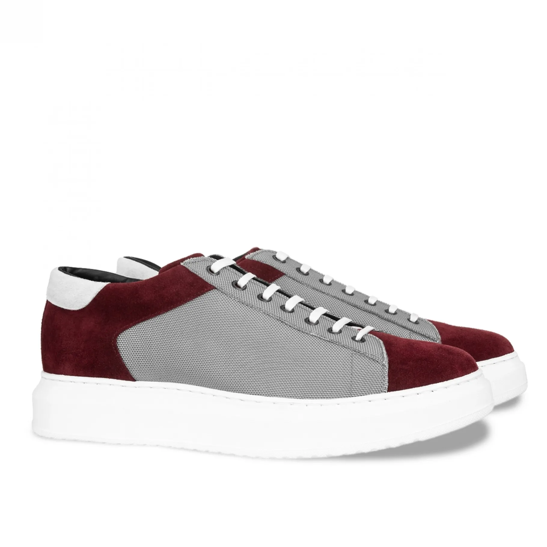 patmos__sneakers_con_rial_4.webp Uomo GUIDOMAGGI Sneakers>Patmos - sneakers con rialzo in Mix Pelle/Tessuto da 6 a 8 cm più alto