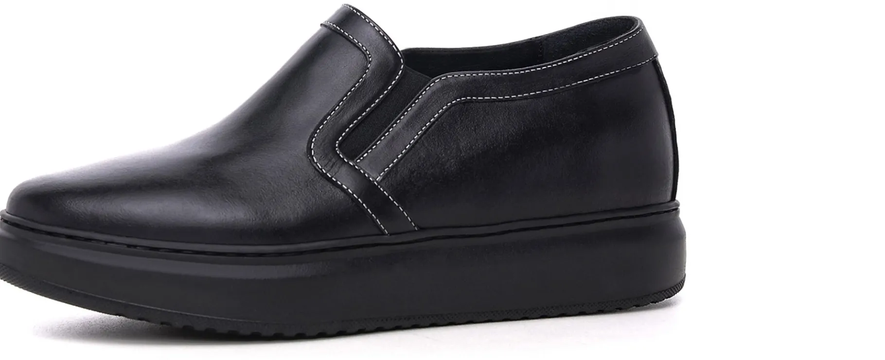 peninsula__slipon_con_ria_1.webp Uomo GUIDOMAGGI Slip-on>Peninsula - Slip-On con rialzo in Pelle Pieno Fiore Fino a 6.5 cm più alto