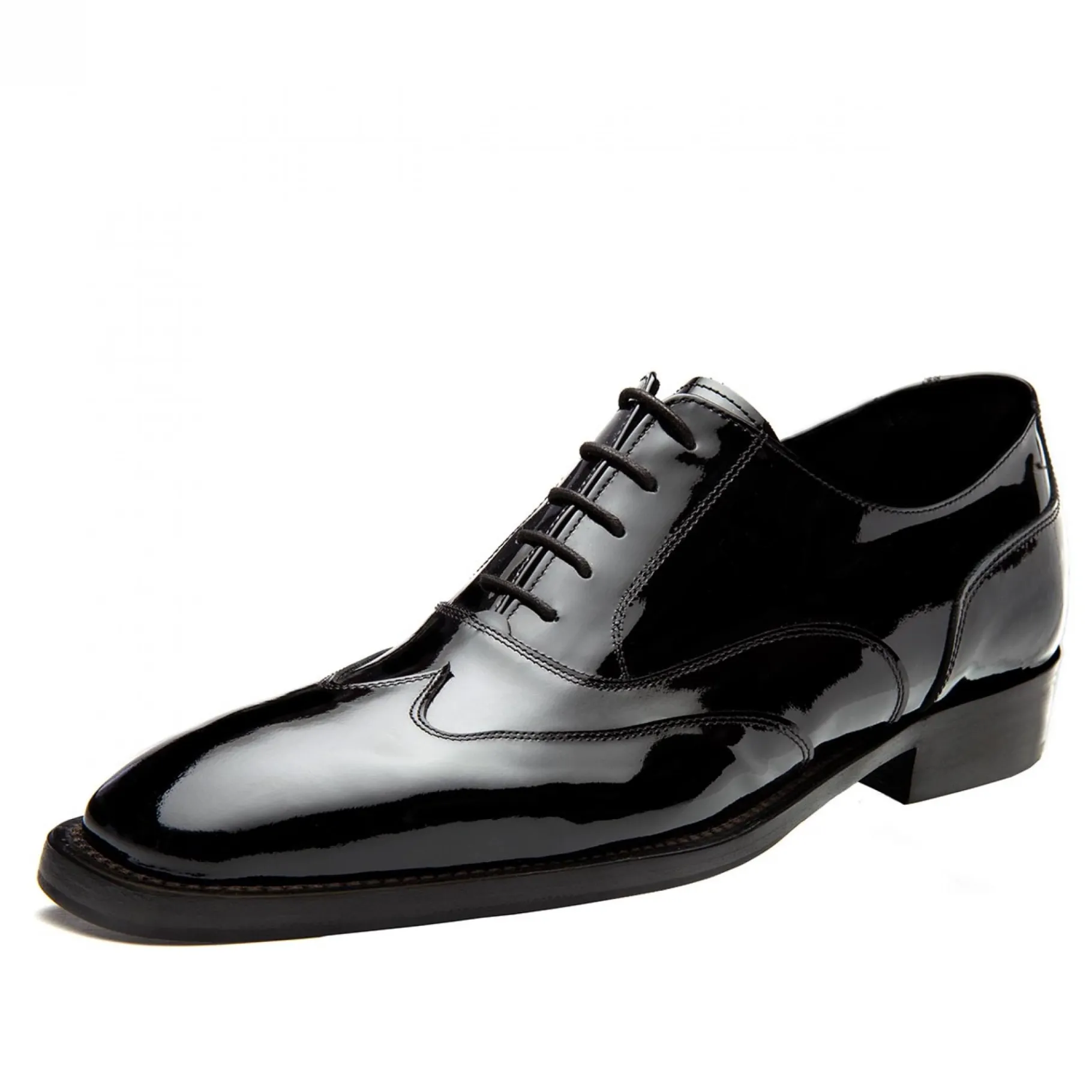 perugia__classiche_scarpe_2.webp Uomo GUIDOMAGGI Cerimonia | Stringate>Perugia - Classiche scarpe uomo con rialzo in Pelle Vernice Fino a 8 cm più alto