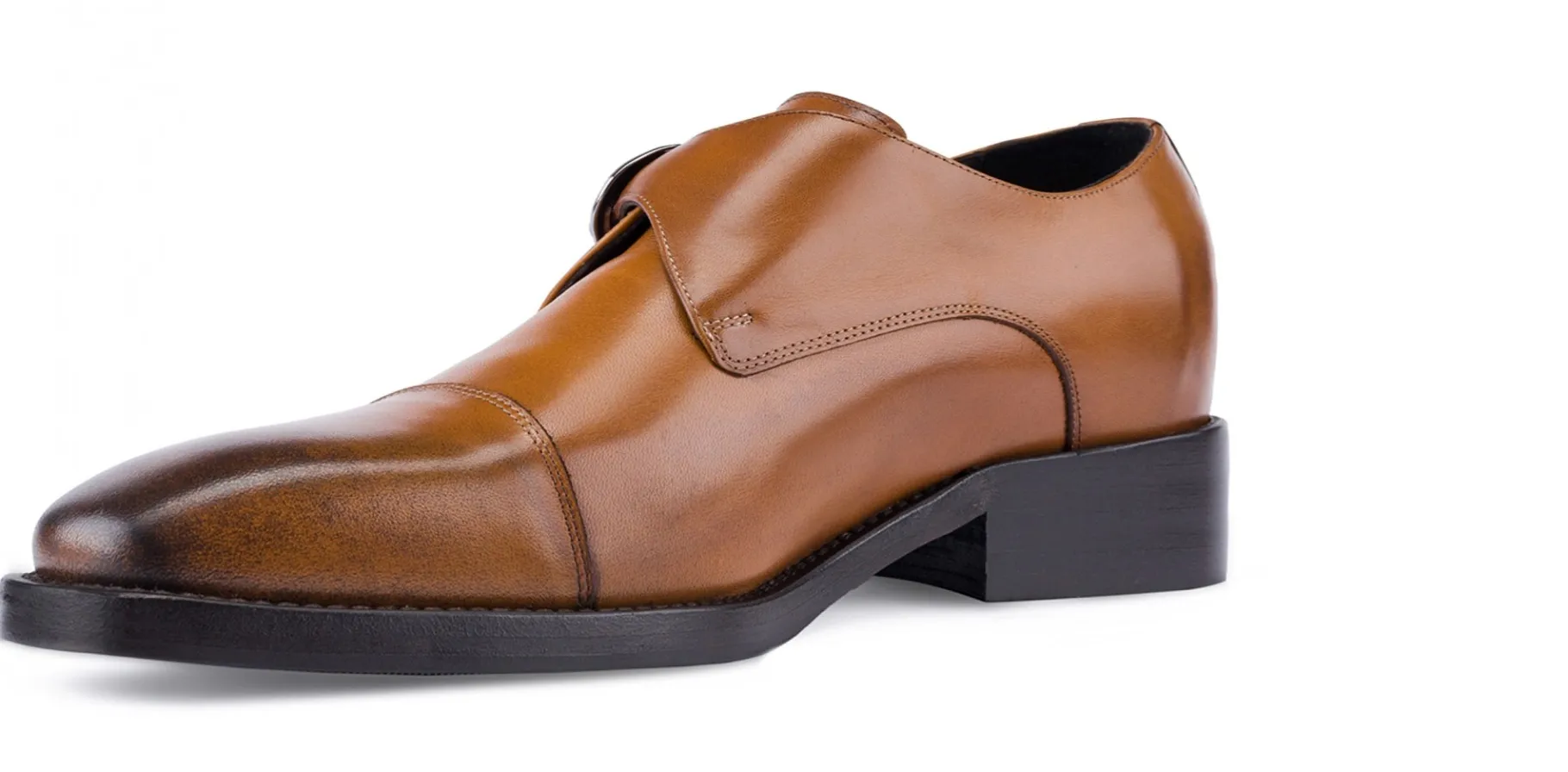phoenix__classiche_scarpe_2.webp Uomo GUIDOMAGGI Fibbie>Phoenix - Classiche scarpe con rialzo in Pelle Pieno Fiore da 6 a 8 cm più alto