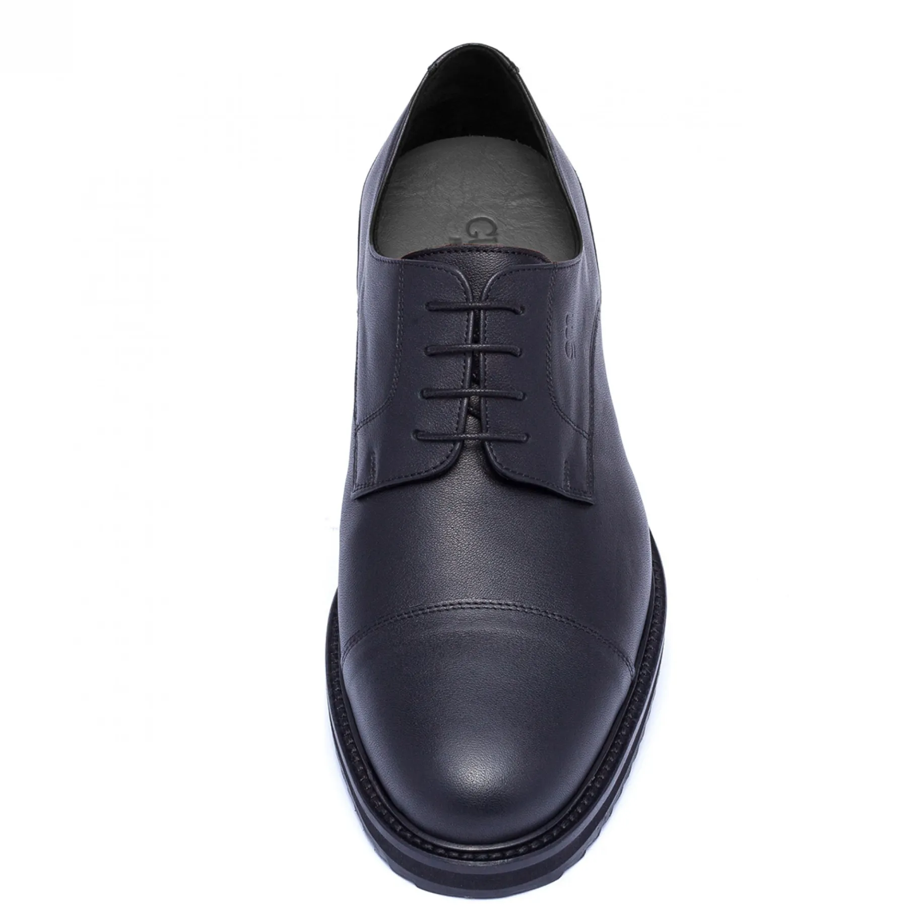 pitt_street__classiche_sc_3.webp Uomo GUIDOMAGGI Stringate>Pitt Street - Classiche scarpe uomo con rialzo in Pelle Pieno Fiore Fino a 8 cm più alto