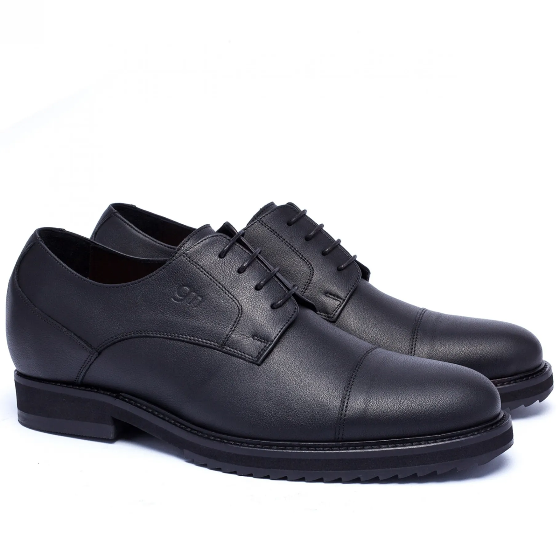 pitt_street__classiche_sc_4.webp Uomo GUIDOMAGGI Stringate>Pitt Street - Classiche scarpe uomo con rialzo in Pelle Pieno Fiore Fino a 8 cm più alto