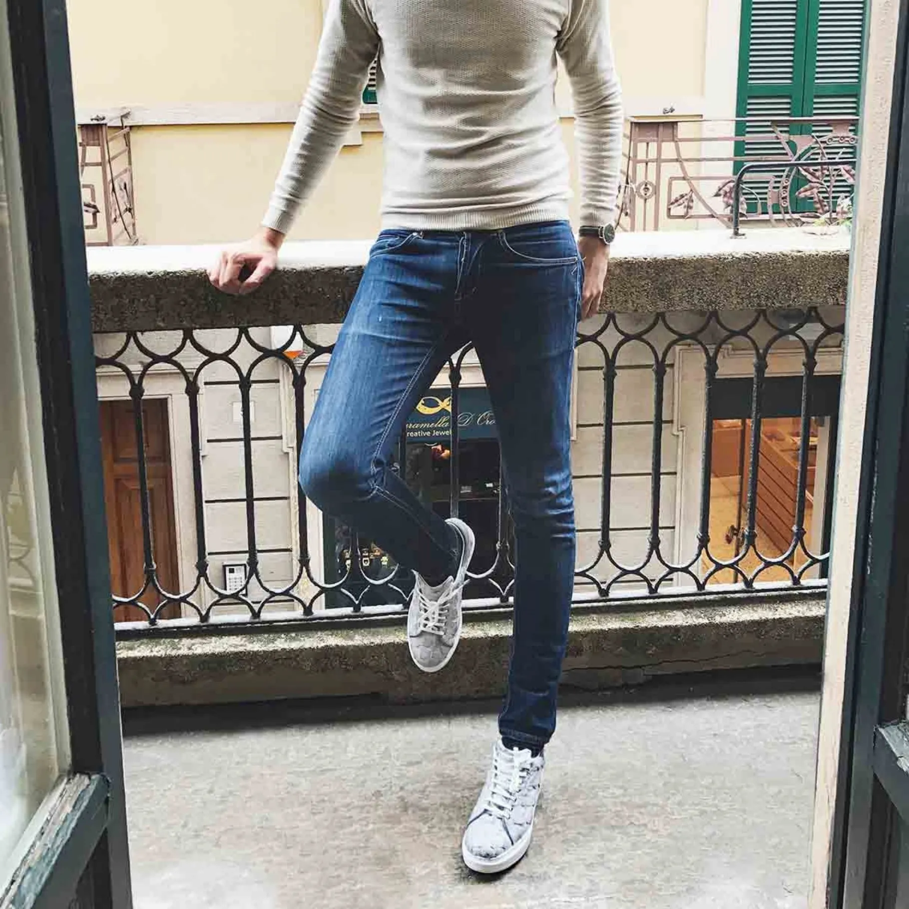 pitti__sneakers_esotiche__5.webp Uomo GUIDOMAGGI Scarpe In Pelle Esotica | Sneakers>Pitti - Sneakers Esotiche con rialzo in Pelle Esotico da 6 a 8 cm più alto
