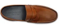 Uomo GUIDOMAGGI Penny Loafers>Ponza -mocassini con rialzo in Pelle fino a 6 cm più alto