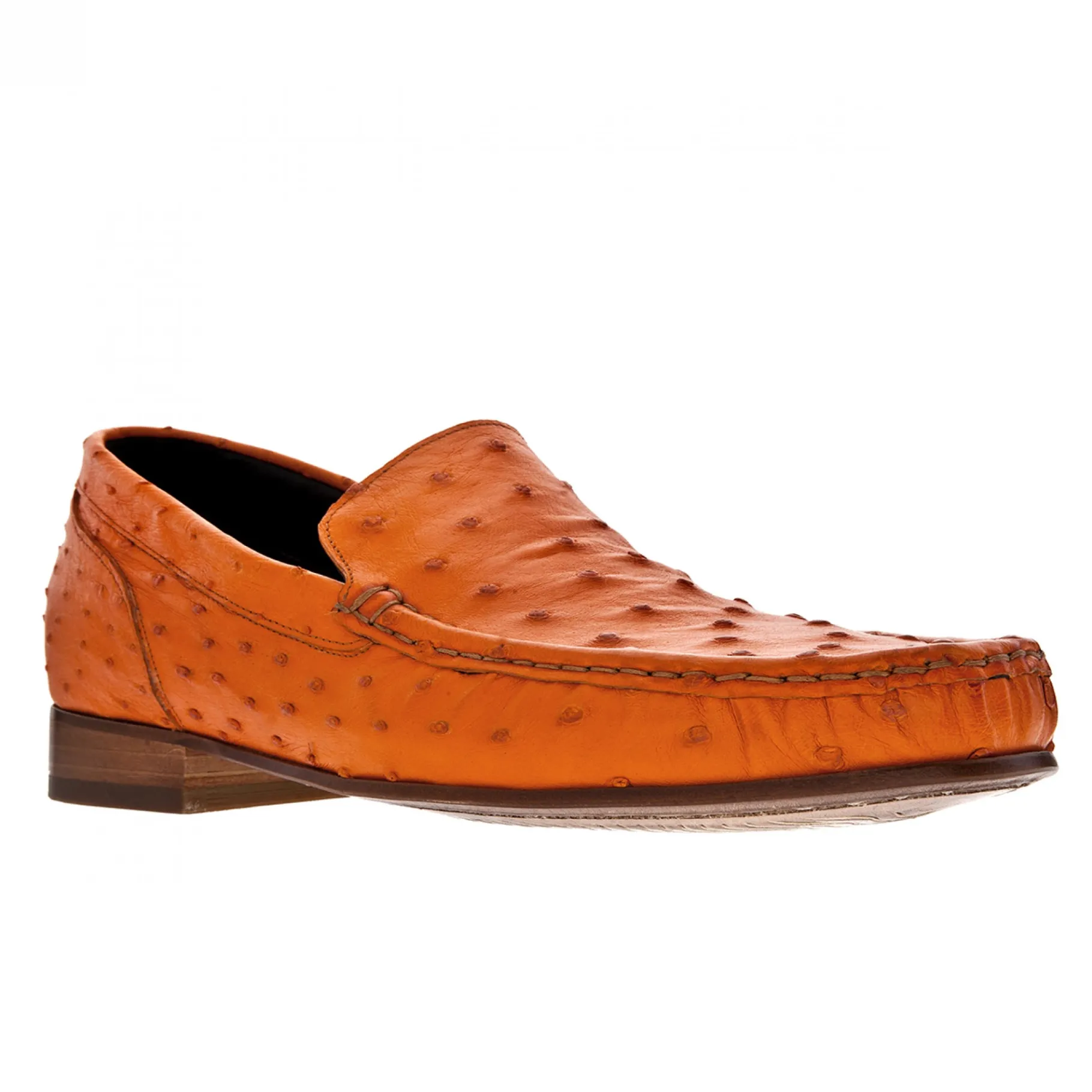 port_elizabeth__mocassini_1.webp Uomo GUIDOMAGGI Scarpe In Pelle Esotica>Port Elizabeth - Mocassini Esotiche in Pelle di Struzzo Esotico Fino a 6.5 cm più alto