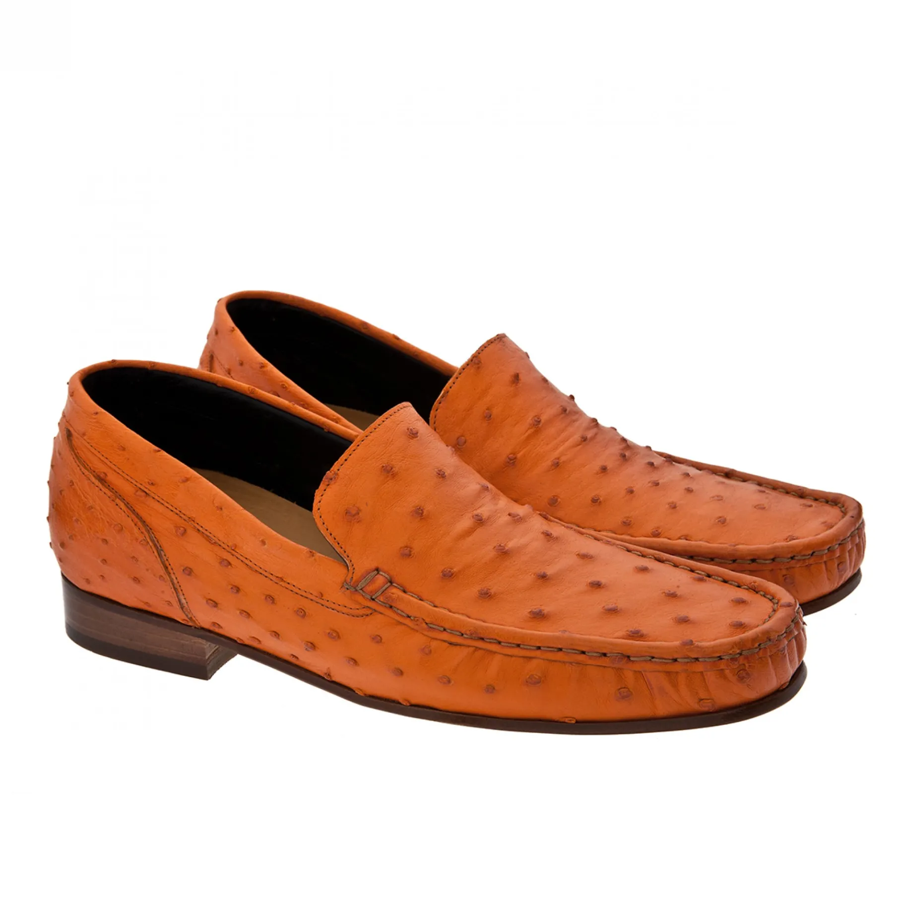 port_elizabeth__mocassini_4.webp Uomo GUIDOMAGGI Scarpe In Pelle Esotica>Port Elizabeth - Mocassini Esotiche in Pelle di Struzzo Esotico Fino a 6.5 cm più alto