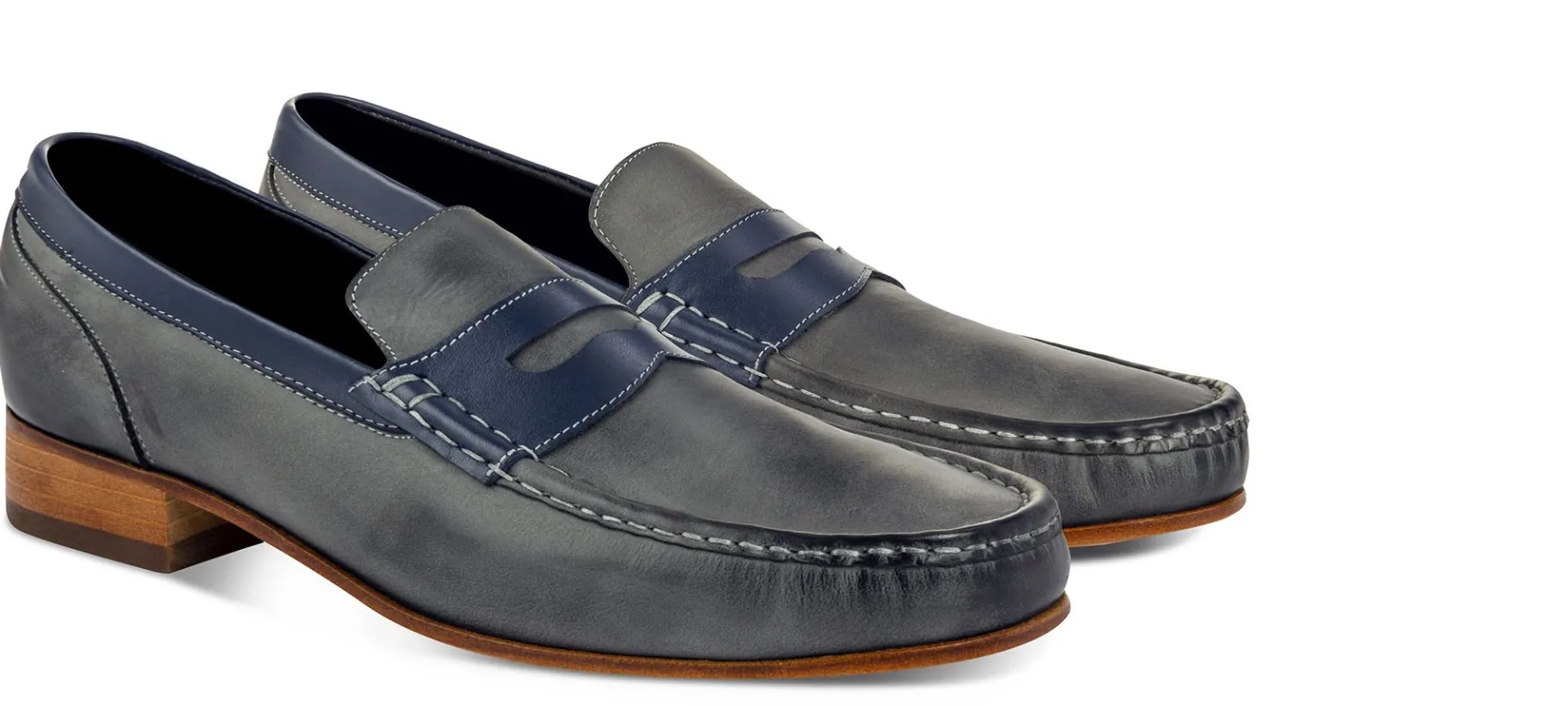 procida_mocassini_con_ria_0.webp Uomo GUIDOMAGGI Penny Loafers>Procida -mocassini con rialzo in Pelle fino a 6 cm più alto