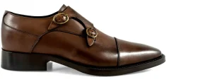 Uomo GUIDOMAGGI Fibbie>Providence -classica scarpe rialzate doppia fibbia in Pelle Da 6 a 8 cm più alto