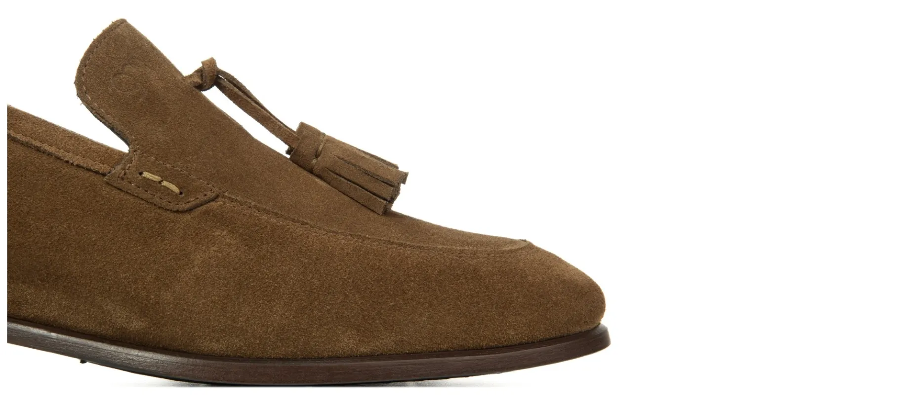 pueblo__mocassini_con_ria_4.webp Uomo GUIDOMAGGI Nappine E Ornamenti>Pueblo - Mocassini con rialzo interno da uomo in Pelle Scamosciata fino a 6,5 cm più alto
