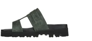 Uomo GUIDOMAGGI Sandali>Puka - Sandalo con rialzo in Pelle fino a 6 cm più alto
