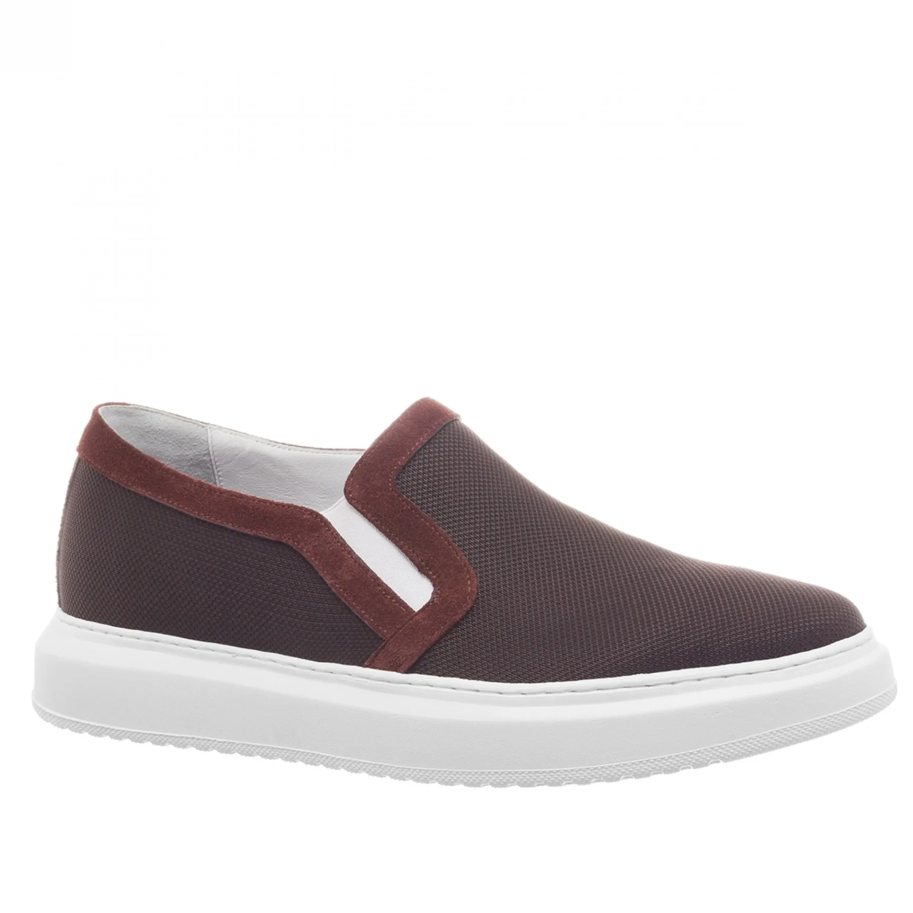 ragusa__slipon_con_rialzo_1.webp Uomo GUIDOMAGGI Slip-on>Ragusa - Slip-On con rialzo in Mix Pelle/Tessuto Fino a 6.5 cm più alto