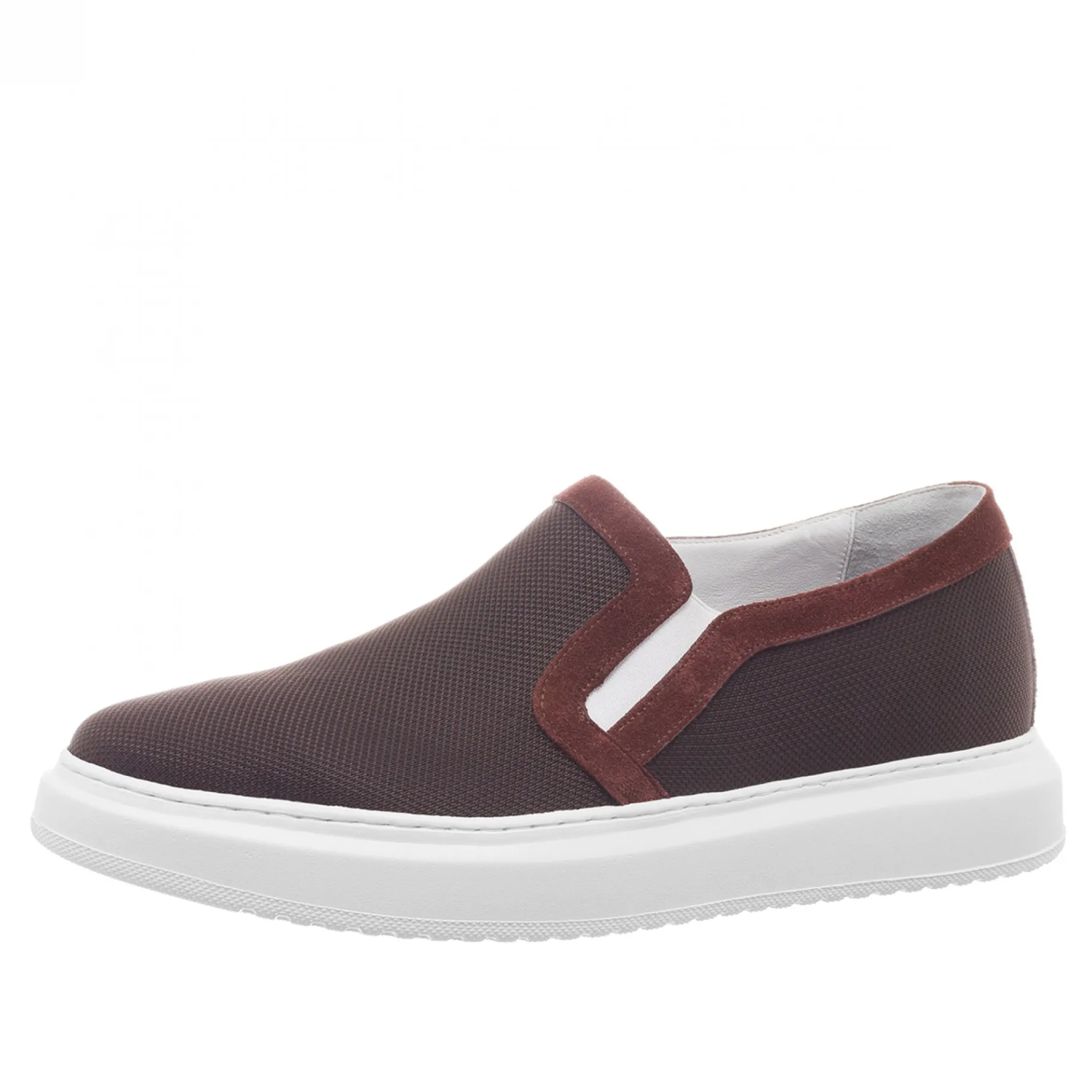 ragusa__slipon_con_rialzo_2.webp Uomo GUIDOMAGGI Slip-on>Ragusa - Slip-On con rialzo in Mix Pelle/Tessuto Fino a 6.5 cm più alto