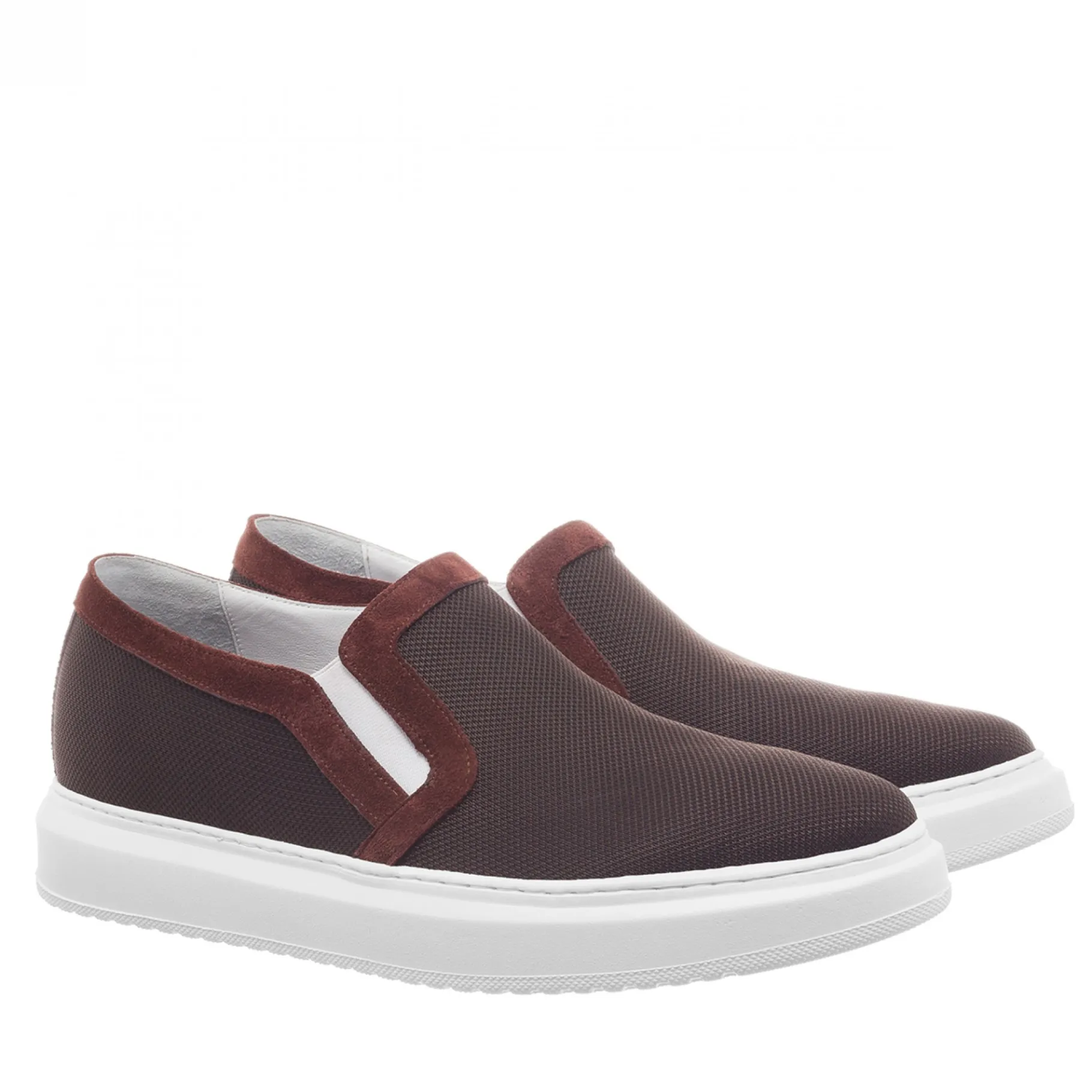 ragusa__slipon_con_rialzo_4.webp Uomo GUIDOMAGGI Slip-on>Ragusa - Slip-On con rialzo in Mix Pelle/Tessuto Fino a 6.5 cm più alto