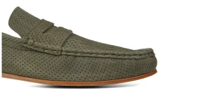 Uomo GUIDOMAGGI Penny Loafers>Recife - Mocassini con rialzo da uomo in Pelle Traforata fino a 6 cm più alto