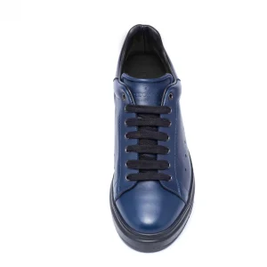Uomo GUIDOMAGGI Sneakers>Riccione - Sneakers con rialzo in Pelle Pieno Fiore da 6 a 8 cm più alto