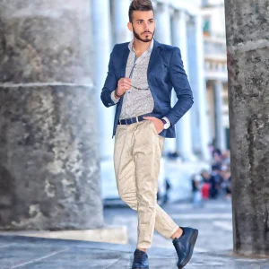 Uomo GUIDOMAGGI Sneakers>Riccione - Sneakers con rialzo in Pelle Pieno Fiore da 6 a 8 cm più alto