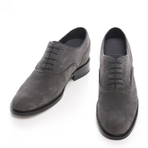 Uomo GUIDOMAGGI Cucitura Goodyear | Stringate>Rieti - Classiche rialzate da uomo in Pelle Scamosciato da 6 a 8 cm più alto